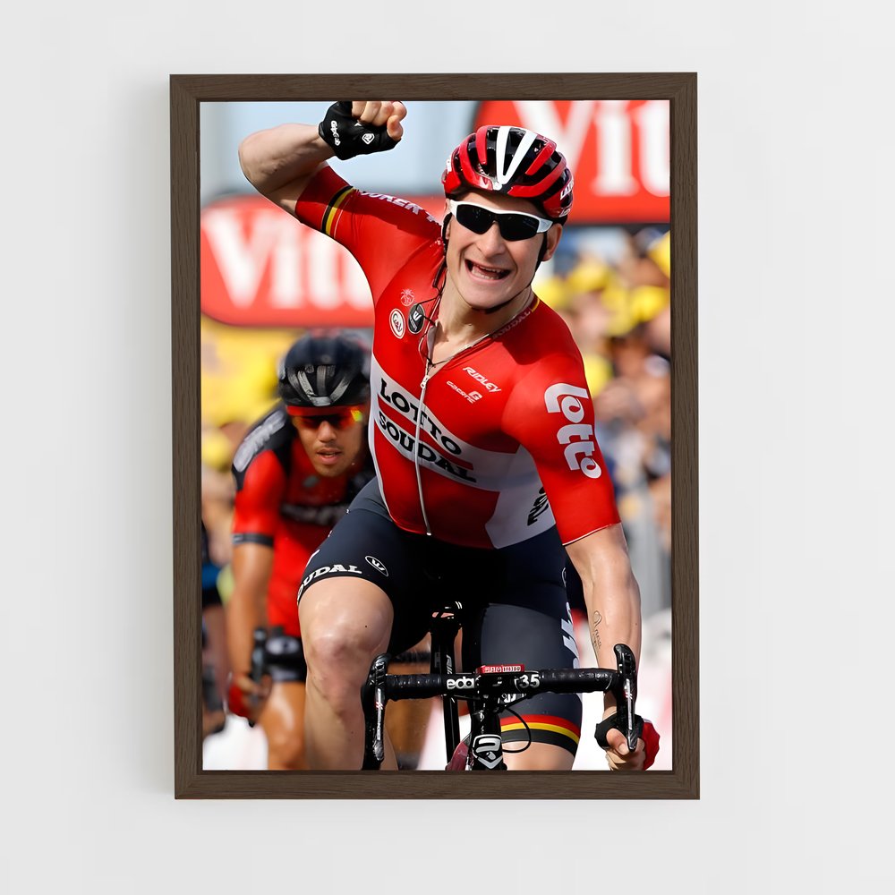 Poster La Victoire d'Andre – affiche Cyclisme (vue 5)